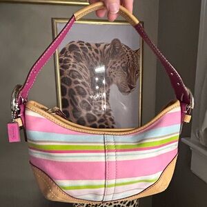 Rare Vintage Authentic Coach Style 1884 – Colorblock Edition Bag🎨